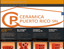 Tablet Screenshot of ceramicaptorico.com.ar